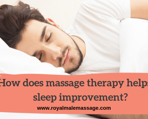 How does massage therapy helps in sleep improvement